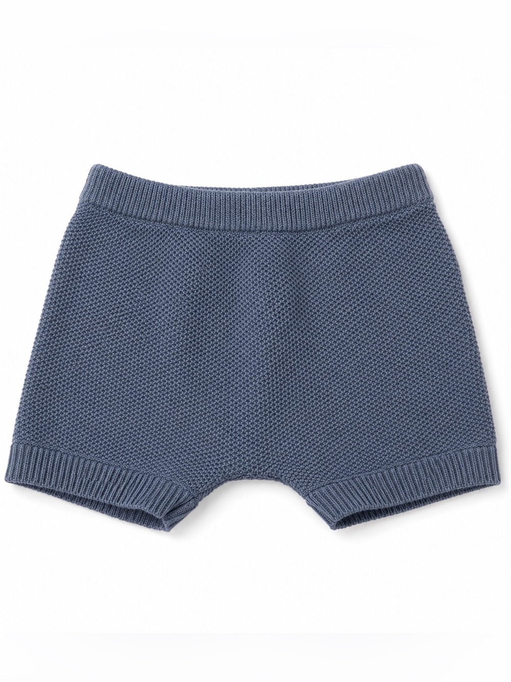 GAP Knit Baby Shorts in Slate Blue